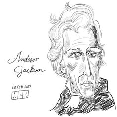 andrew jackson for presidents day andrewjackson drawing sketch digitalart
