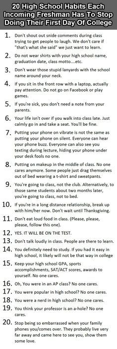 college freshman year