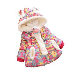scaling Children Clothes/♥ Kids Baby Girl Boys Winter Hooded Coat Cloak Jacket Thick Warm Outerwear Clothes