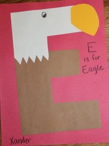 E Is For Eagle Craft And Cracking Eggs Movement Activity E Is For Eagle Craft And Cracking Eggs Movement Activity