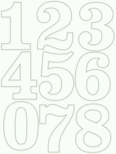 number 6 templates