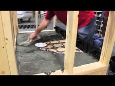 How To Install Shower Pan And Float Floor Mud Bed Part 2 Of 3 Bring Your Bathroom Tile Ideas To Life With Help From This Diy Shower Instructional Video The Before Installation Occurs