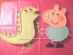 George Dinosaur Cake Tin George Dinosaur Cake Tin
