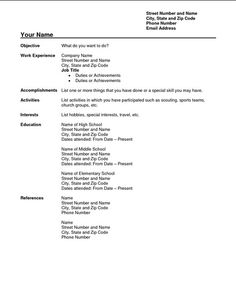 simple resume template のおすすめ画像 36 件 pinterest サンプル