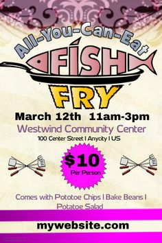 free fish fry flyer template