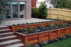 Luxurious Wooden Retaining Walls