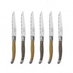 30 Best Knives We Love Images Beef Steaks Steak Dubost Laguiole Natura Steak Knives Set Of 6 Fishinggear Cooking Fish Roast