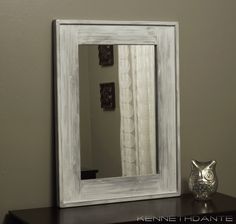 96 Best Modern Rustic Home Images Homes How To Distressed White Framed Mirror