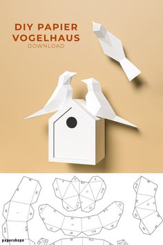 Bastelset aus Papierband B/ärchen Papierset Papiertier Basteln Papier Papierfigur