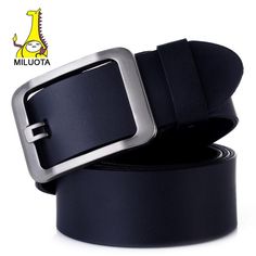 Textured Leather Craft Hardware 1-3//8/'/' Pin Buckle Belt Brushed Newest 35mm