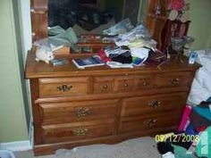 Solid Wood Dresser And Mirror Oak Finish 100 Rock Hill Sc 7 Drawer Dresser Full Size Mirror Solid Oak 350 Huntington