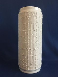 Vase Porzellan gold Eschenbach Zylinder Form weiss gold modern