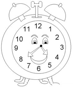 printable paper clock template crafts ideas for kids math ideas