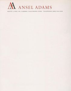 personal letterhead from the desk of
