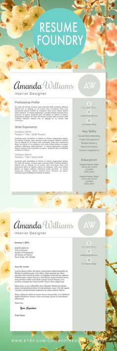 Professional Resume Template - the Amelia Microsoft word - professional resume fonts Professional Resume Template - the Amelia Microsoft word - professional resume fonts