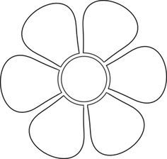 flower template free printable google search applique flower templates free
