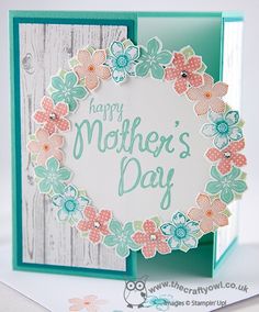 emboss the top half of your card with swiss dots and stamp your