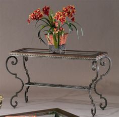 26 Best Console Tables Images On Pinterest Giordino Sofa Table W Scroll Metal Frame Gl Top Faux Leather Border 500 Mirrored