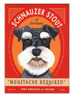 New Schnauzer Dog List and Note Pad /& Magnet Set 2 Pads Schnauzers Dogs