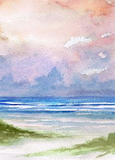 MOIN Poster I Plaice I North Sea I Watercolor I Shell