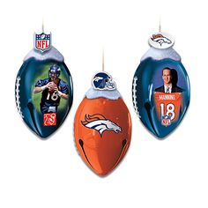 110 best nfl xmas ornaments images on pinterest christmas broncos christmas ornaments
