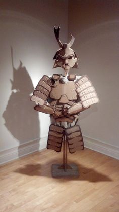 cardboard samurai armor template by w00stersam cosplay puppet design template