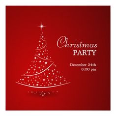 18 Best Christmas Party Invitations Templates Images Free Christmas Tree Party Invitation Zazzle Co Uk