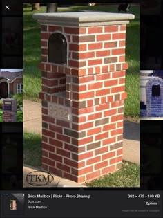 11 Best Brick Mailbox Ideas Images On Pinterest Brick Mailbox Post Ideas