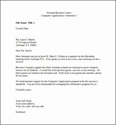 10 best sample business letter images business letter template personal business letter template