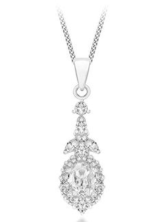 Tuscany Silver Sterling Cubic Zirconia Twist Drop On Curb Tuscany Silver Sterling Cubic Zirconia Twist Drop On Curb Chain Of 46cm 18 Read More At The Image Link Necklaces Pinterest