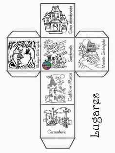 have students color cut fold and paste to make a story story cubes template