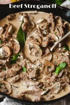 Looking for an authentic Beef Stroganoff recipe? This is it!