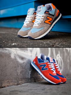 New Balance m576 Ep Bleu Orange Khaki Men's Shoe New Balance m576 Ep Bleu Orange Khaki Men's Shoe