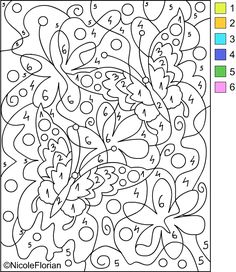 87 best color by number images on pinterest kindergarten coloring
