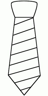 here s a printable tie template for all of your father s day crafts
