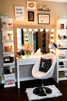 17 Best Diy Makeup Desk Images Beauty Room Room Inspiration