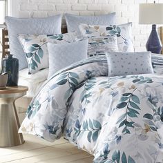 Details about / Eight Piece Comforter Shams Bedskirt Global-Inspired Bedding Multicolor King