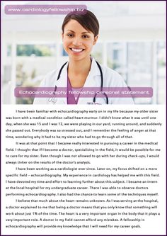 find cardiology fellowship personal statement