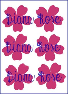 diy flower pattern templates paper flower templates diy paper paper flower patterns download