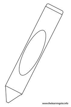 crayon shape printable the crayon box that talked education