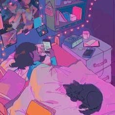 Aesthetic Anime Spotify Playlist Covers 300X300 - Dengan Santai