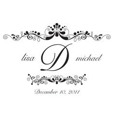 176 Best Monograms Images On Pinterest In 2018 Fonts Monogram And Whimsical Custom Wedding Monogram Design 16 99 Via Etsy Logos Labels