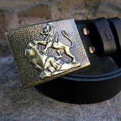 Epic Mens Novelty Themed Ribbon Belt Nickel Plated Brass Buckle