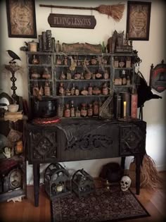 witches potion shop by halloween forum member stacyn flying lessons
