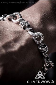 925 solide italien Sterling Silver Square byzantine Bracelet chaîne 8.5/" 6 mm