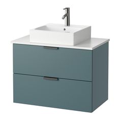 Ikea Bathroom Vanity Units Vanities Online In Lindvall Ikea Morgon Aldern TÖrnviken Sza Umyw Bla 45x45 Biały Szaroturkusowy 82x49x72 Cm Bezpłatna Gwarancja 10 Lat Warunki Gwarancji Znajdziesz