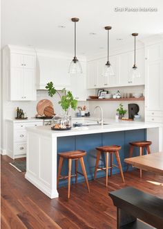 paint peninsula farmhouse modern kitchen kitchens benjamin moore houzz accent shaped colors stove lighting