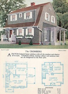 Dutch Colonial Revival Bungalow A gambrel-shaped roof give this ... Dutch Colonial Revival Bungalow A gambrel-shaped roof give this ...