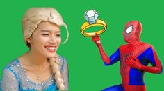 9 Best Spiderman Vs Joker With Frozen Elsa Ideas Spiderman Joker Elsa Frozen