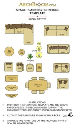 How To Create A Floor Plan And Furniture Layout Graph Paper Printable Furniture Templates 1 4 Inch Scale Free Graph Paper For E Plan
